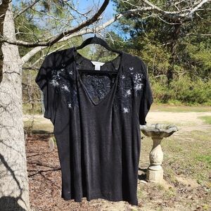 Tommy Bahama Linen Top Sz L